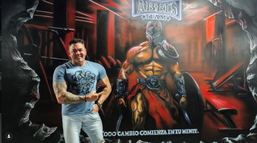 Mural y fundador de Abel's Team
